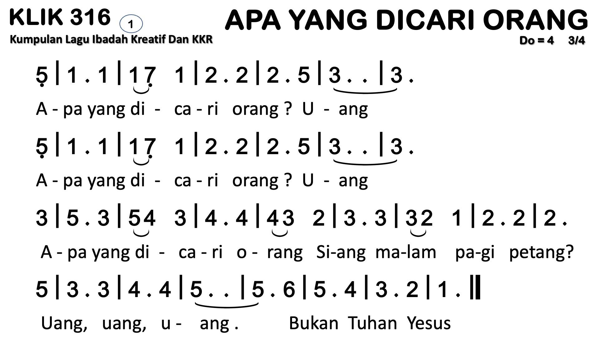 Chord KLIK 316