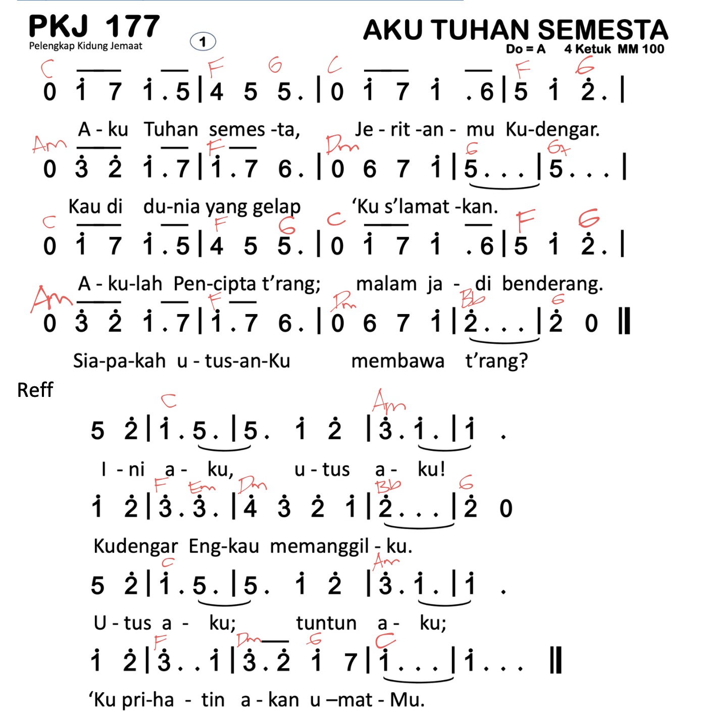 Chord PKJ 177