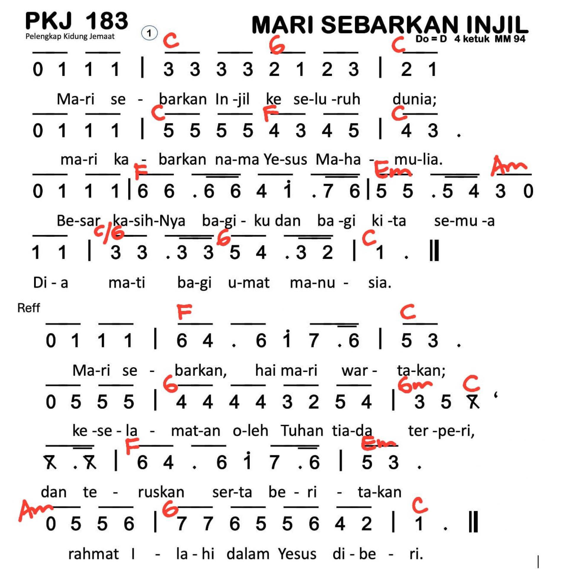 Chord PKJ 183