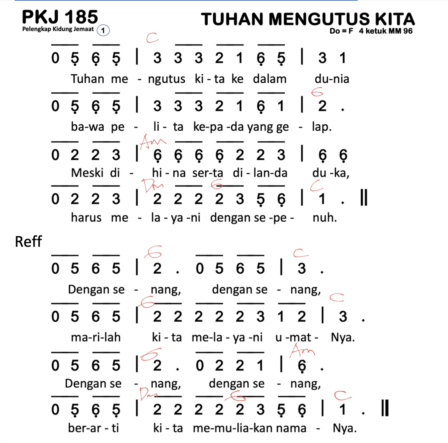 Chord PKJ 185