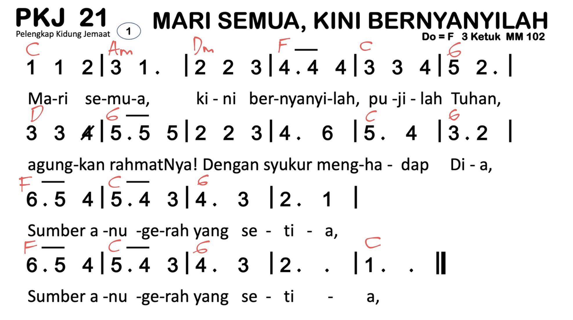 Chord PKJ 21