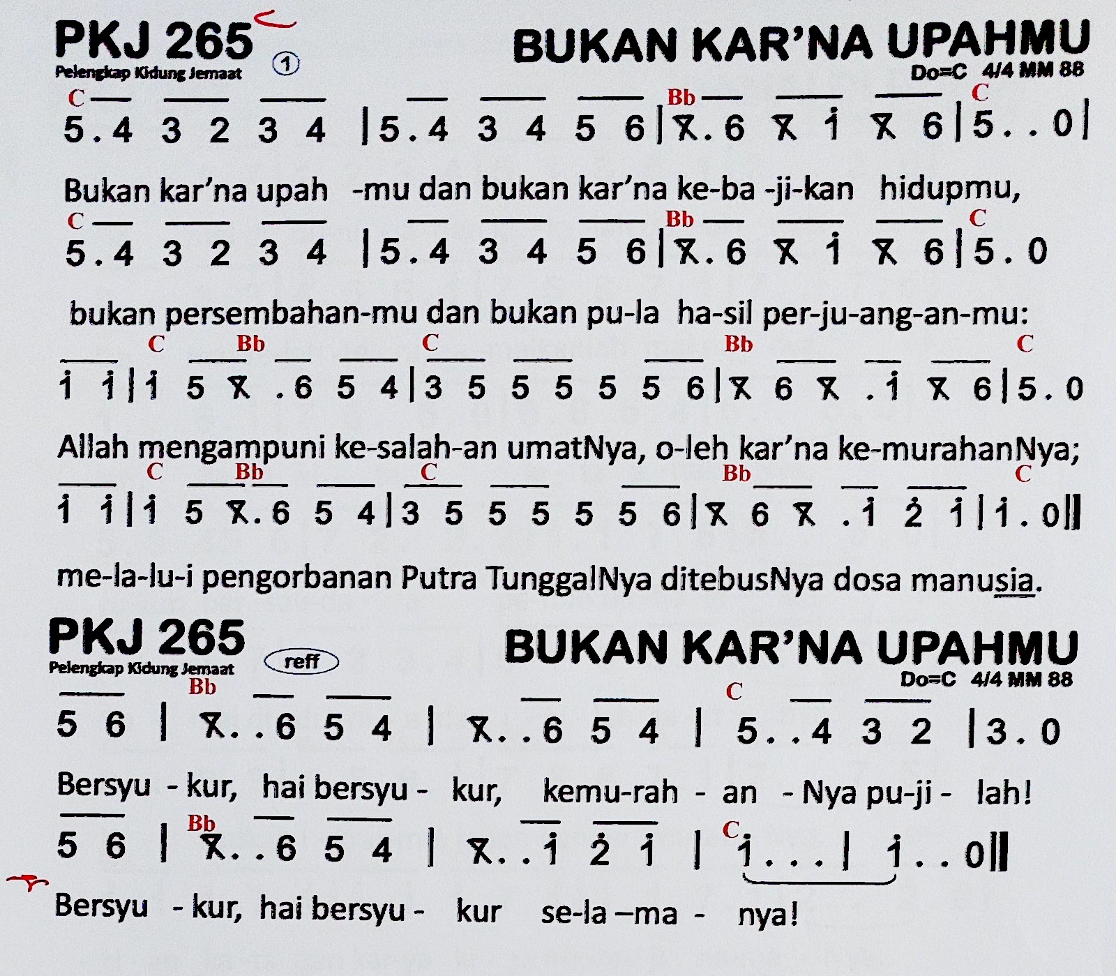 Chord PKJ 265