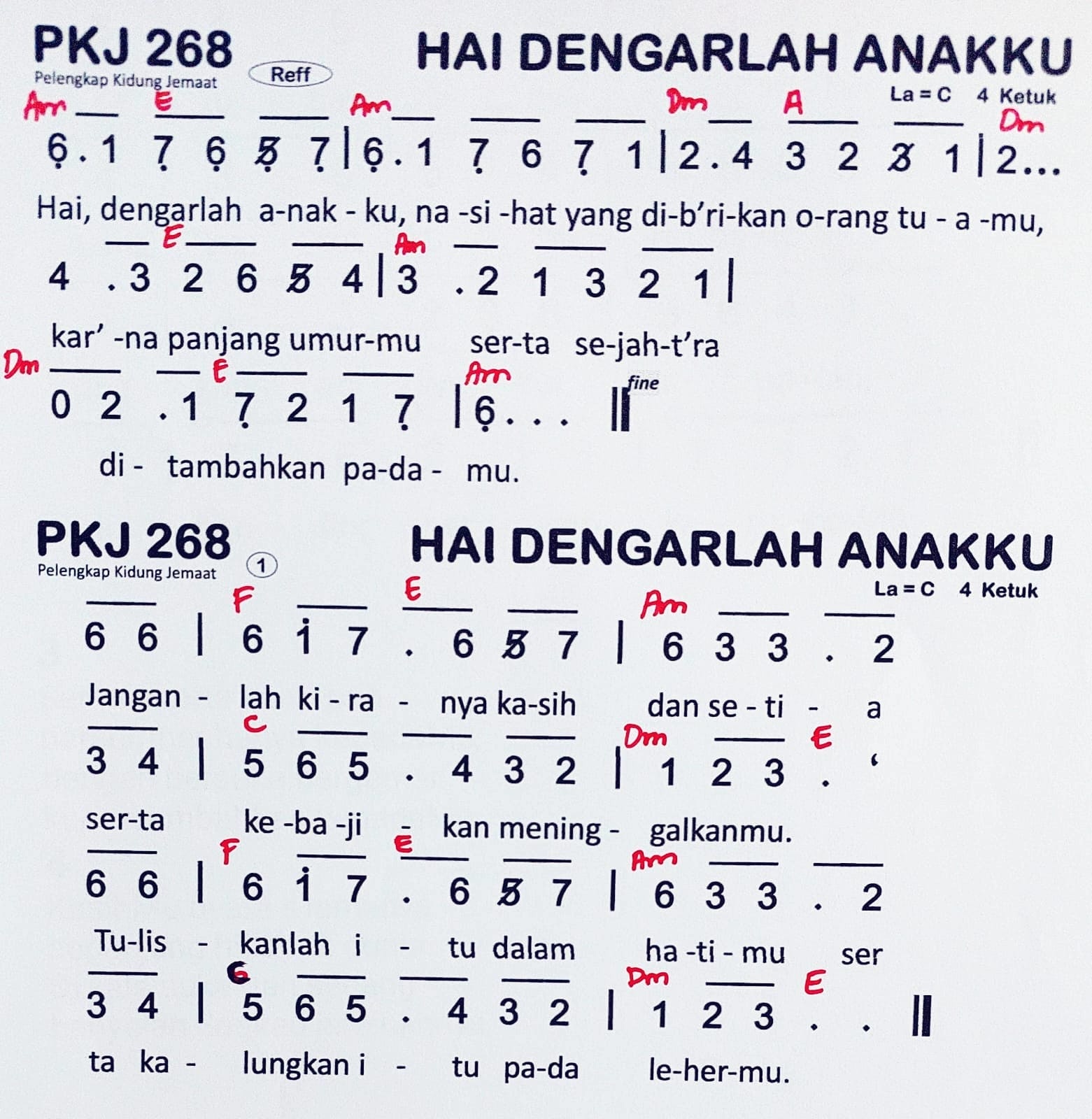 Chord PKJ 268
