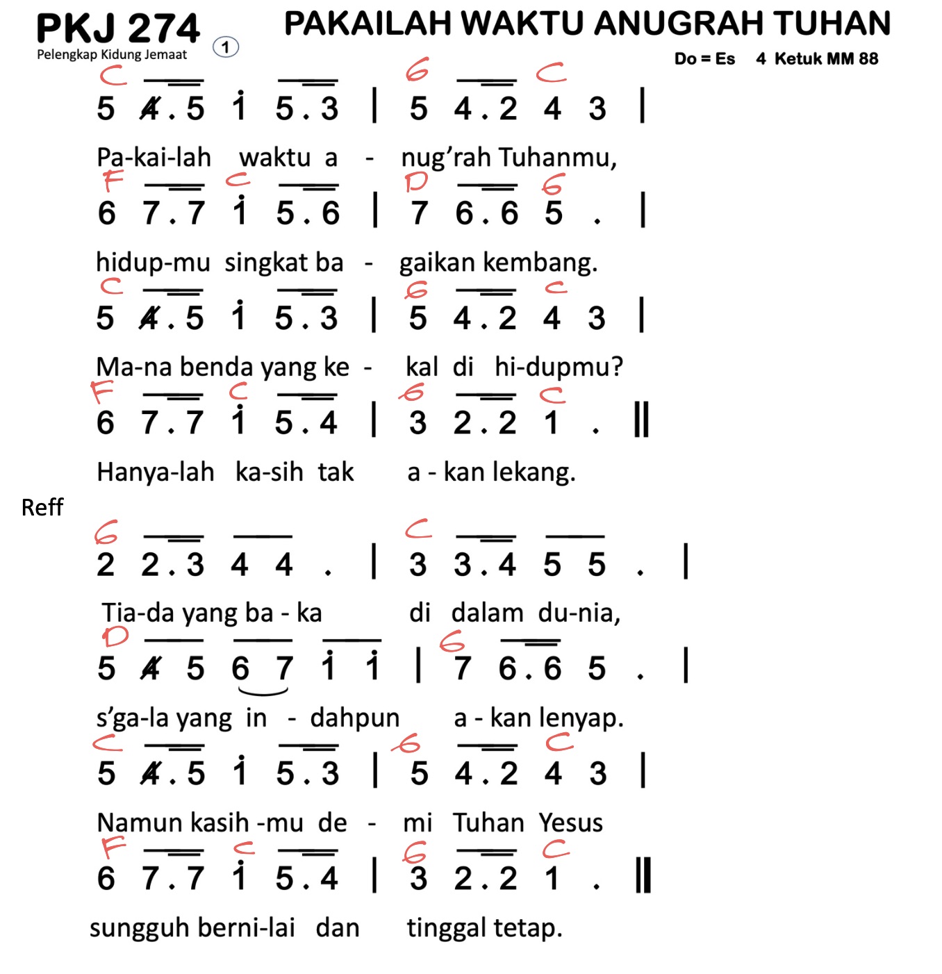 Chord PKJ 274