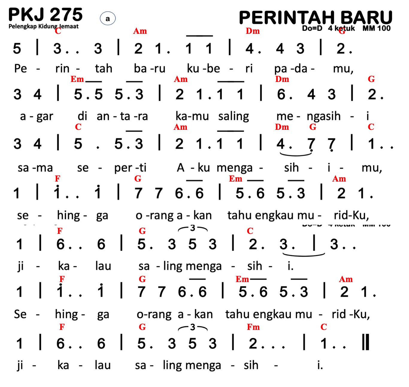 Chord PKJ 275