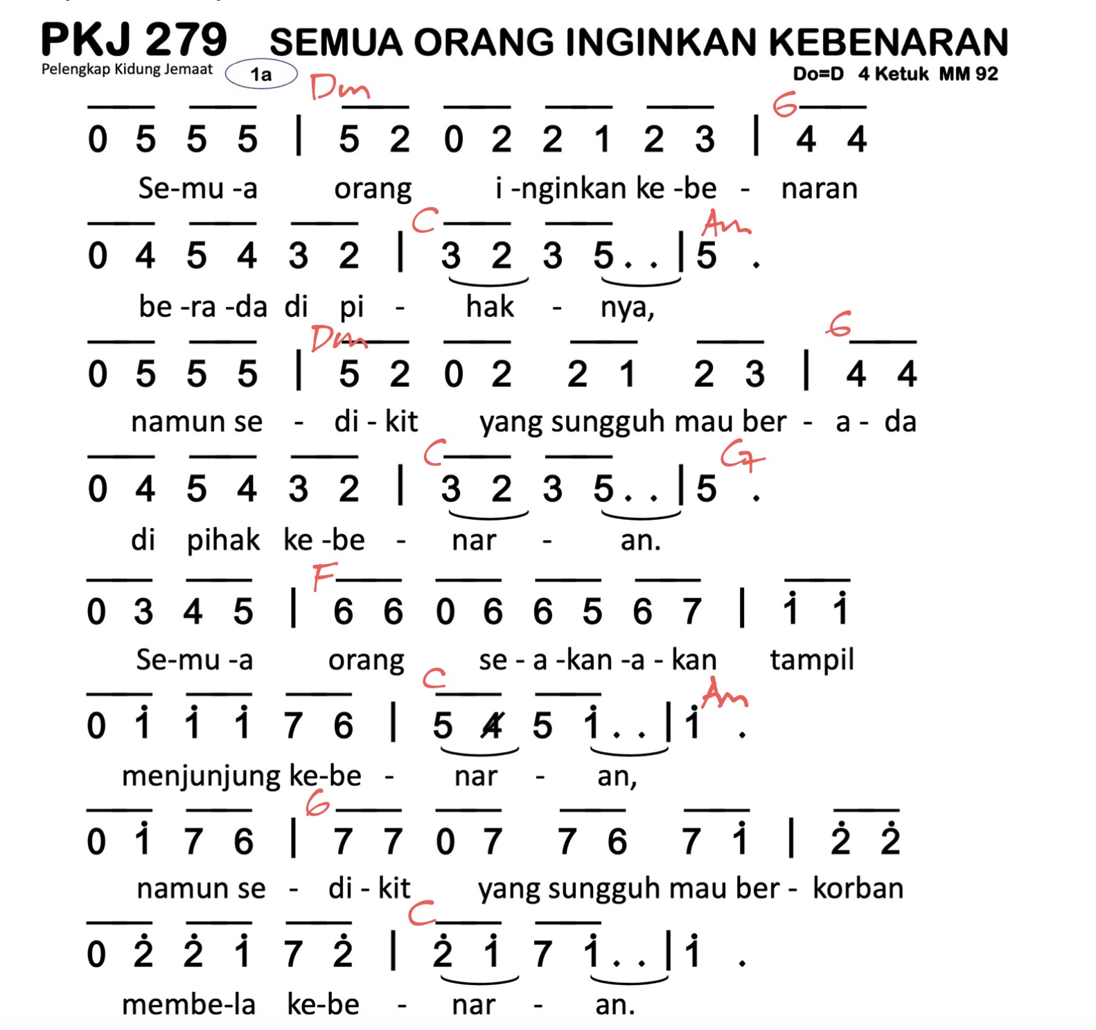 Chord PKJ 279